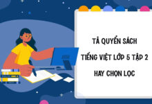 Tả quyển sách Tiếng Việt lớp 5 tập 2 Hay Chọn Lọc (18 mẫu)