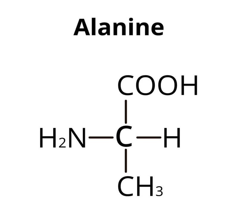 công thức phân tử của alanin là