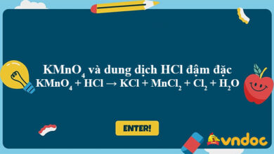 Bài tập về phản ứng hóa học: KMnO4 + HCl → KCl + MnCl2 + Cl2 + H2O