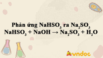 NaHSO3 + NaOH → Na2SO3 + H2O